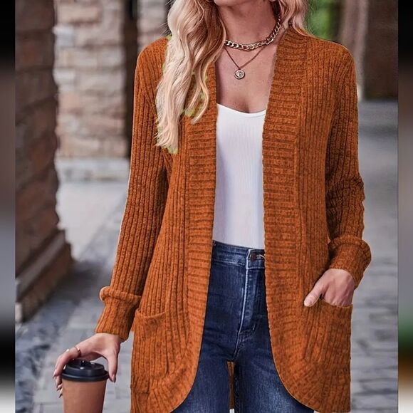 Open front Medium size cardigan  for Spring and  fall new - Picture 9 of 12